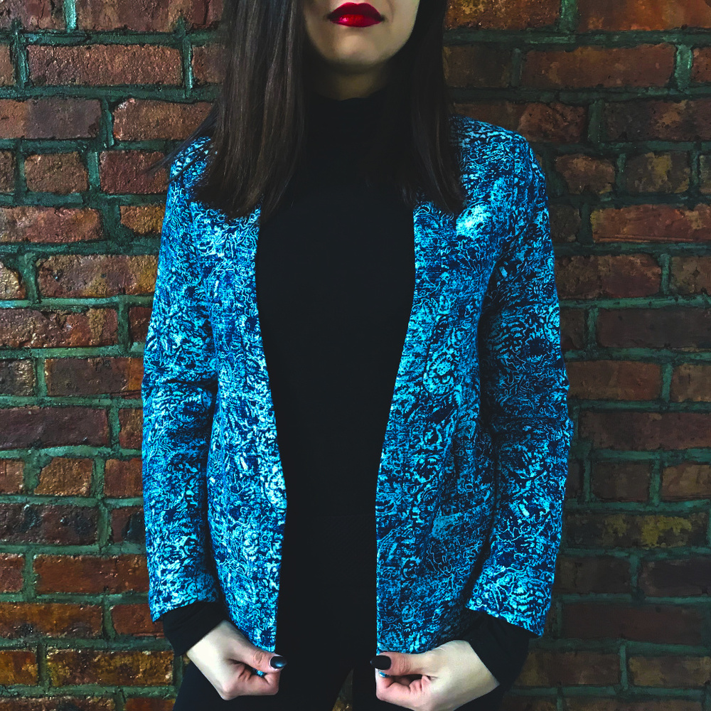 VIntage Print Jacket - Picture 2 of 3